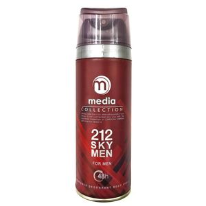اسپری بدن مردانه مدیا مدل 212 sky men حجم 200 میلی لیتر