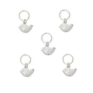  حلقه تزیینی مو مدل پرنده کد PL005 بسته 5 عددی 