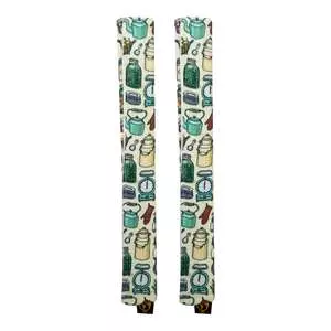 دستگیره یخچال سیی مدل آشپزخانه کد 1134.10 بسته 2 عددی