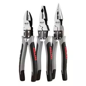 انبر سیم چین و انبر دم باریک و انبر دست دلیکسی مدل 06-0001-021