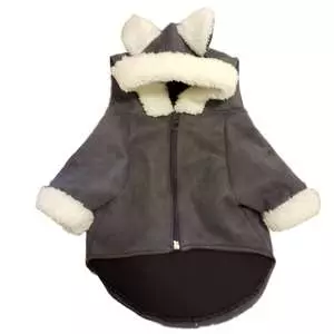 لباس سگ و گربه مدل کلاهدار کد۳۳ سایز S