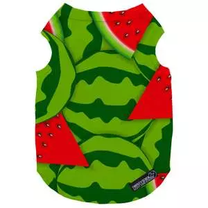 لباس سگ و گربه 27 طرح Yalda Watermelon Green کد MH564 سایز XL