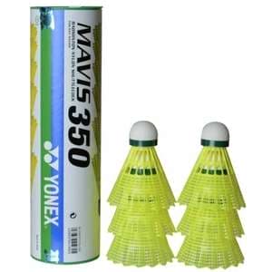توپ بدمینتون یونکس مدل Mavis 350 بسته 6 عددی سایز 6