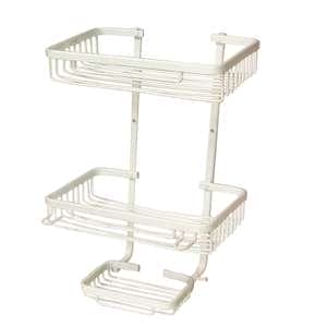 قفسه حمام مدل وسط حمام سیمی دو طبقه