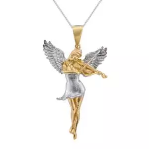 گردنبند نقره زنانه مدل فرشته کد N3140 گردنبند نقره زنانه مدل فرشته کد N3140