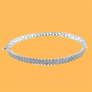 دستبند نقره زنانه مدل پرنس rzzde-0115 دستبند نقره زنانه مدل پرنس rzzde-0115