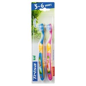 مسواک کودک تریزا مدل Pro Clean برای کودکان 3 تا 6 سال بسته 2 عددی مسواک کودک تریزا مدل Pro Clean برای کودکان 3 تا 6 سال بسته 2 عددی