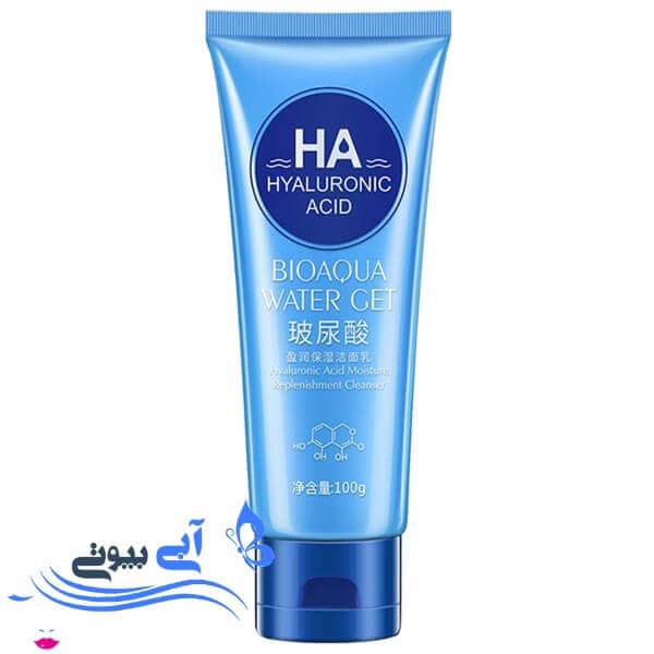 فوم شستشو صورت بایو آکوا مدل HYALURONIC ACID حجم 100 میلی لیتر فوم شستشو صورت بایو آکوا مدل HYALURONIC ACID حجم 100 میلی لیتر