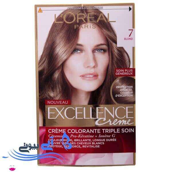 کیت رنگ مو لورآل مدل Excellence شماره 7 کیت رنگ مو لورآل مدل Excellence شماره 7