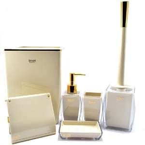 ست سرویس بهداشتی 6 پارچه لیمون مدل 666892