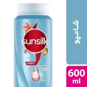 شامپو مو سان سیلک مدل Thick and Long حجم 600 میلی لیتر شامپو مو سان سیلک مدل Thick and Long حجم 600 میلی لیتر