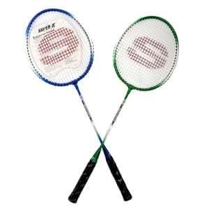راکت بدمینتون مدل SUPER-K SDA11079 بسته دو عددی راکت بدمینتون مدل SUPER-K SDA11079 بسته دو عددی