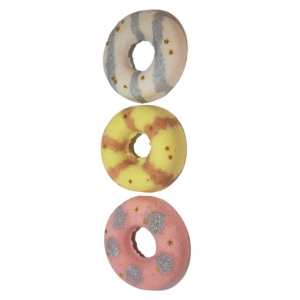 کوکتل نمک حمام مدل دونات وزن 165 گرم بسته 3 عددی