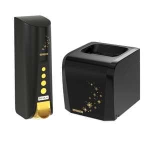 پایه رول دستمال کاغذی بنتی مدل دکورال به همراه جا مایع