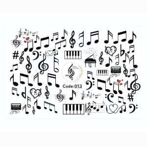 برچسب لنز ناخن مدل 013