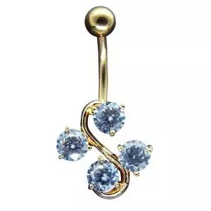 پیرسینگ ناف زنانه مدل NORA-PG35-313