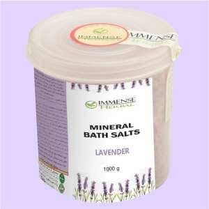 نمک حمام ایمنس هربال مدل اسطوخودوس وزن 1000 گرم