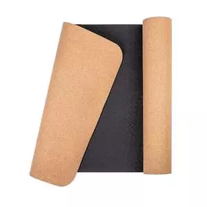 زیر انداز یوگا شارک مدل چوب پنبه ای ضخامت 6 میلی متر