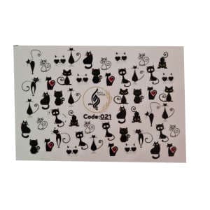 برچسب لنز ناخن مدل 021