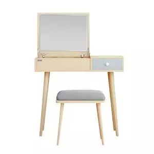 میز آرایش هیراد مدل U100-MDF به همراه صندلی میز آرایش هیراد مدل U100-MDF به همراه صندلی