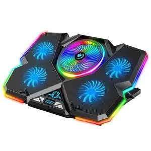 پایه خنک کننده لپ تاپ کول کلد مدل K44-RGB پایه خنک کننده لپ تاپ کول کلد مدل K44-RGB