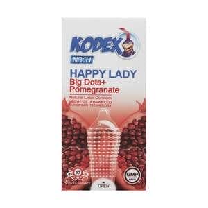 کاندوم ناچ کدکس مدل Happy Lady بسته 10 عددی کاندوم ناچ کدکس مدل Happy Lady بسته 10 عددی