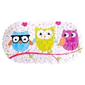 زیرپایی حمام طرح جغد مدل PD-1839-3-4 سایز 34x65 سانتی متر