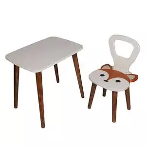 ست میز و صندلی کودک مدل روباه