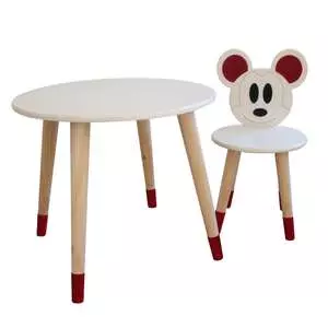 ست میز و صندلی کودک طرح میکی ماوس