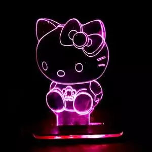 چراغ خواب مدل بالبینگ سه بعدی طرح کیتی kitty کد 2039 چراغ خواب مدل بالبینگ سه بعدی طرح کیتی kitty کد 2039