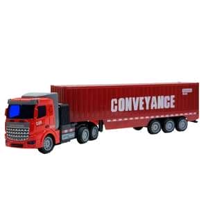  ماشین بازی کنترلی مدل فلزی تریلی کشنده طرح SUPER TRUCK