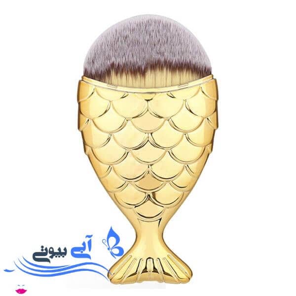 برس کرم پودر و رژگونه گلدن فیش مدل S1 برس کرم پودر و رژگونه گلدن فیش مدل S1