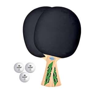 راکت پینگ پنگ دونیک مدل Fetzner Line 400 بسته 2 عددی به همراه 3 عدد توپ 