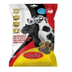 تشویقی سگ ابیش مدل نای خشک شده گوساله و بره وزن 100 گرم تشویقی سگ ابیش مدل نای خشک شده گوساله و بره وزن 100 گرم