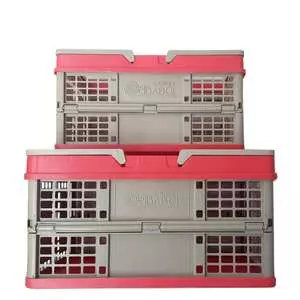 سبد پیک نیک بابل کارپت مدل تاشو مجموعه 2 عددی 