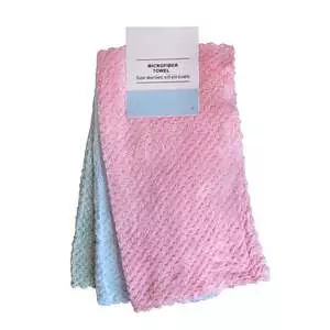 دستمال آشپزخانه مدل حوله ای میکروفایبر سوزنی بسته 3 عددی