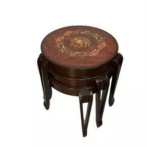میز عسلی مدل سپیدار مجموعه 3 عددی  میز عسلی مدل سپیدار مجموعه 3 عددی
