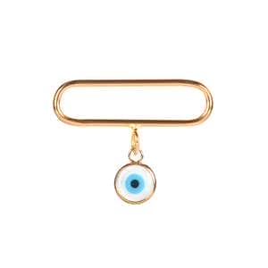 آویز ساعت طلا 18 عیار زنانه ریسه گالری مدل چشم 2020