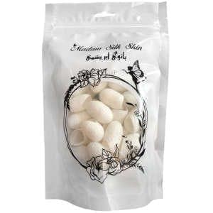 پیله ابریشم بانوی ابریشمی کد W-W-20 بسته 20 عددی پیله ابریشم بانوی ابریشمی کد W-W-20 بسته 20 عددی