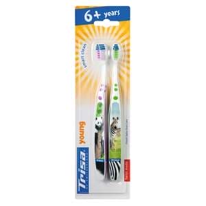 مسواک کودک تریزا مدل Smart Clean برای کودکان 6 سال به بالا بسته 2 عددی مسواک کودک تریزا مدل Smart Clean برای کودکان 6 سال به بالا بسته 2 عددی