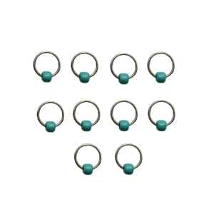 حلقه تزیینی مو زنانه کد HL01 بسته 10 عددی