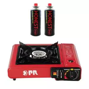 اجاق سفری پارس رگولاتور مدل Portable همراه 2 عدد کپسول گاز