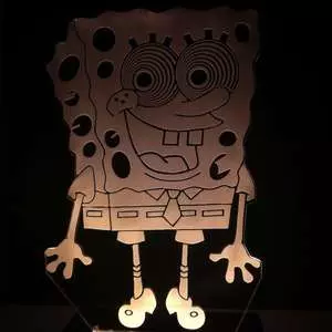 چراغ خواب کودک طرح کارتونی باب اسفنجی