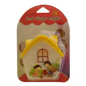 چراغ خواب کودک مدل پریزی طرح کلبه