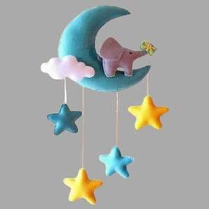 آویز اتاق کودک ریماز مدل فیل مهربان