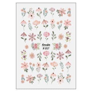 برچسب لنز ناخن مدل گل کد N017