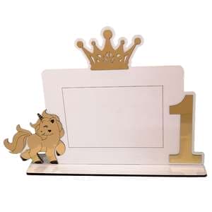 قاب عکس کودک مدل یونیکورن