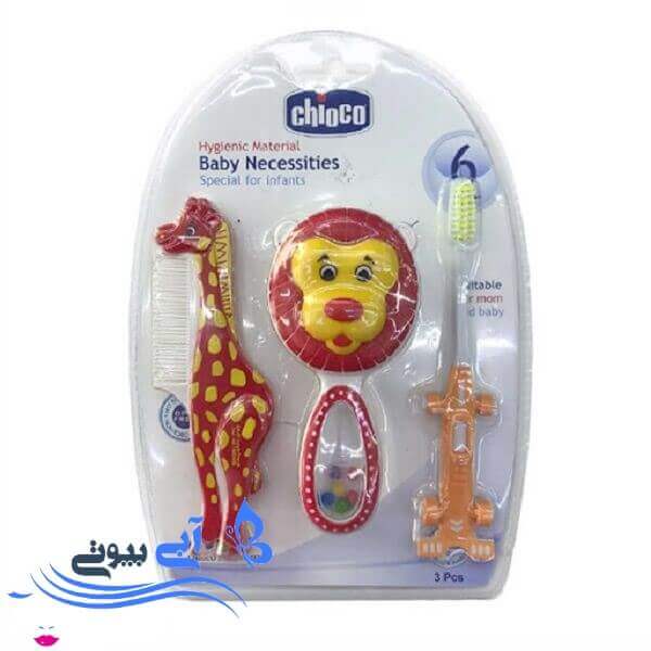 ست شانه و برس و مسواک کودک چیوکو مدل حیوانات ست شانه و برس و مسواک کودک چیوکو مدل حیوانات