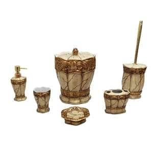 ست سرویس بهداشتی 6 پارچه مدل سلطنتی روشن کد 1415