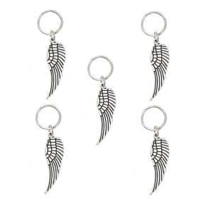  حلقه تزیینی مو طرح بال کد Dl001بسته 5 عددی 